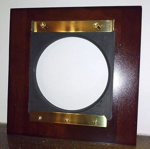 1 ADAPTER 6x6" LINHOF BOARDS TO B&J / KODAK EASTMAN 2D 8x10" of Sol.Wood & Brass - Picture 1 of 5