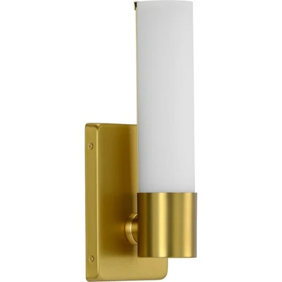 Progress Lighting P710047-30 Blanco LED 12" Tall LED Wall Sconce - Brass - Image 1 of 4