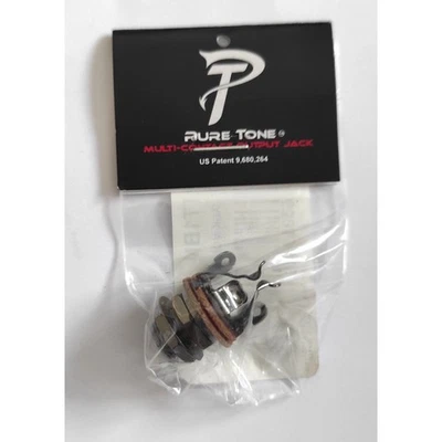 Embase de Jack Pure Tone Mono Multi-Contact 1/4 in. Noir Input/Ouput Plus de Scr - Immagine 1 di 4