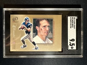 2001 Fleer Legacy #95 Drew Brees /250 SGC 9.5 Ultimate Rookie RC Chargers  - Picture 1 of 2