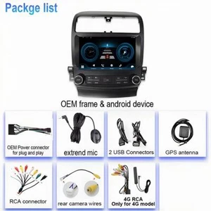 Stereo Receiver Touch Screen Carplay Android For Acura 2004-2008 Car Radio - Bild 1 von 8