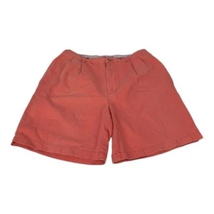Tommy Hilfiger Mens Coral Pleated Cotton Shorts Size 36 Comfortable Fit - Picture 1 of 6