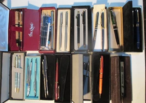 Lot Pen & Pencil Sets In Boxes - Picture 1 of 7