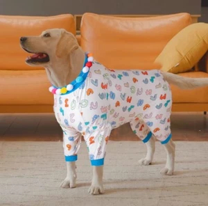 LovinPet Big Dog XXXL Dog Pajamas, Anti Licking, Post Surgery Recovery Numbers - Picture 1 of 5