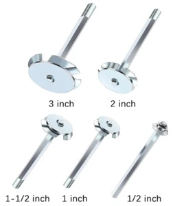 5 Pack! PVC Fitting Socket Saver, 1/2" , 1" , 1.5", 2" , 3" inch Pipe Reamer Set - Picture 1 of 3