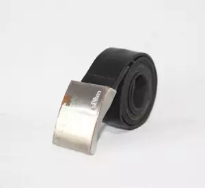 Cinturón de cuero para hombre S.Oliver 37" negro vintage - Imagen 1 de 18