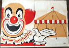 Affiche parc olympique vintage Irvington NJ parc d'attractions clown cirque 59x42