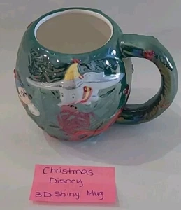 Christmas Disney 3D Shiny Mug Cup Mickey Mouse Tinker Bell Dumbo Jiminy Cricket  - Picture 1 of 20