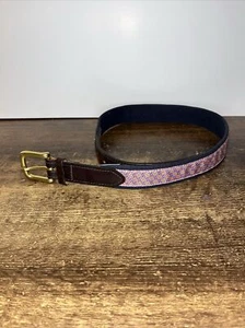 Vineyard Vines Men's Size 30 Belt Made USA Leather EUC - Picture 1 of 5