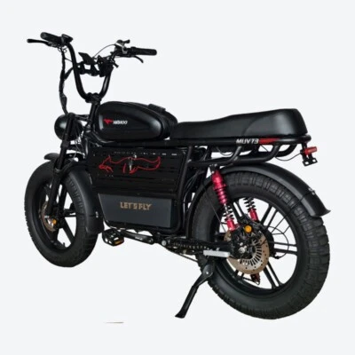 Bicicleta Eléctrica 1000w 20" Fat Tire Ebikes para Adultos 48V 60AH 125 Millas Motocicleta Foto 1 de 4