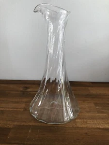 ORREFORS Sweden SWIRL Glass HELENA CARAFE Jug DECANTER 28cm - Picture 1 of 16