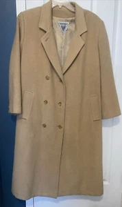 Vintage Marvin Richards Coat Size 16 100% Camel Hair Long Gorgeous USA Made READ - Picture 1 of 15