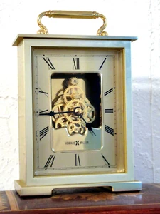 HOWARD MILLER QUARTZ TABLE CLOCK- MODEL NO. 612-808 - excellent condition - Picture 1 of 4
