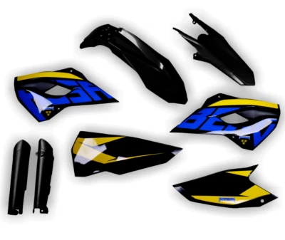 Husaberg 2013 2014 TE FE 125 250 300 450 501 Plastics kit + replica decals - Image 1 of 4