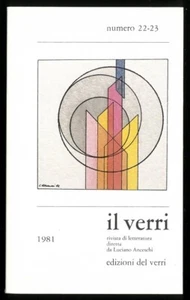 Rivista il verri n. 22/23 sesta  serie 1981  Luciano Anceschi vedi indice - Picture 1 of 3