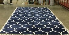 NAVY / IVORY 10' X 14' Loose Threads Rug, Reduced Price 1172639815 SGH280C-10