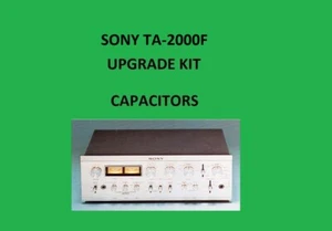 Stereo Preamplifier SONY TA-2000F Repair KIT - all capacitors - Picture 1 of 16
