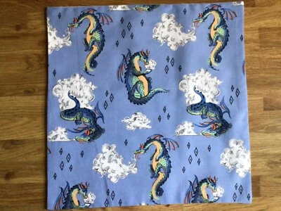 Funda de cojín hecha con Cath Kidston Peaceful Dragons & Spots algodón ligero nueva Foto 1 de 4
