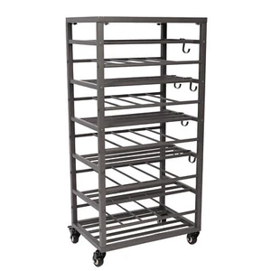 5 tiers Spray Bottle Trolley Cart Aerosol Can Storage Rack for Van Car Garage - Picture 1 of 10