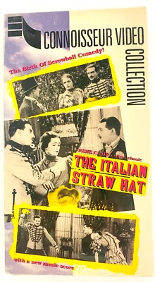 Italian Straw Hat, The (VHS, 1927) Rene Clair's Silent Film - RARE HTF OOP - Image 1 of 4
