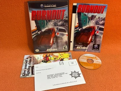 Burnout Racing Nintendo GameCube Black Label REG Card Tested Complete! - Image 1 of 4
