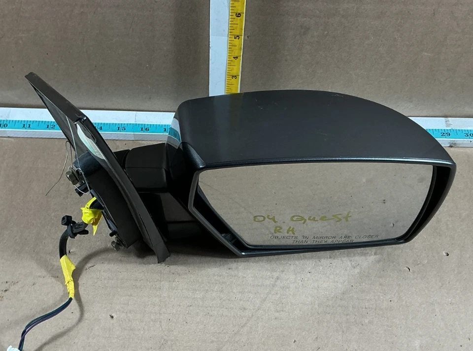 Conjunto de espejo retrovisor lateral para pasajero derecho Nissan Quest 2004-2009 OEM Foto 1 de 4