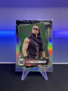 2025 Topps Chrome WWE The Miz Neon Green & Black Refractor #141 Raw - Picture 1 of 2