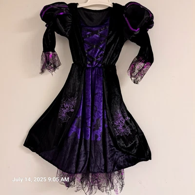 Bonito Feliz Halloween Bruja Disfraz Niño Niño Niño Vestido Sombrero Nuevo ver medidas Foto 1 de 4