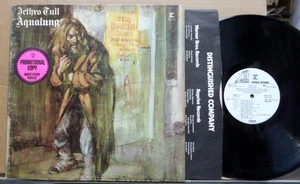 JETHRO TULL Aqualung ORIGINAL 1971 US Reprise WHITE LABEL PROMO Vinyl LP - Picture 1 of 3