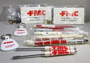 Lot Of FMC & Link-Belt Items. Pens, Screw Driver, Key Rings & More ~#-21 - Picture 1 of 8