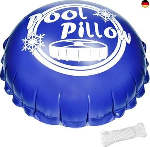 AISunGoo 120 x 120cm Poolkissen Winter, Luftkissen Rund zur Poolabdeckung, - Bild 1 von 5