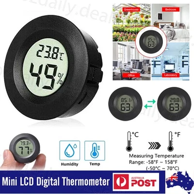 1PC Mini LCD Digital Thermometer Hygrometer Temperature Humidity Meter Gauge NEW - image 1 of 4