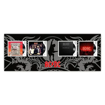 GB 2025 SC 4616 AC-DC ALBUM COVERS MINI SHEET MULTI 1st (4) MNH OG VF - Image 1 of 4
