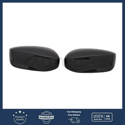 Par de tapa de espejo retrovisor lateral diestro+derecho para Honda Accord 2008 2009 2010 2011 2012 2013 Foto 1 de 4