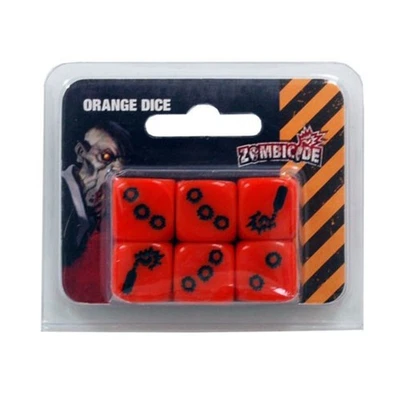 CMON Boardgame Dice - Orange (6) NM - Image 1 of 2