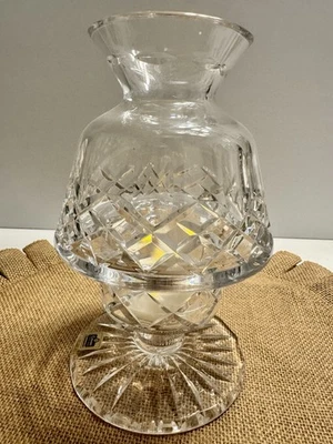 Vintage Cavan Irish Crystal INNISFREE Fairy Hurricane Candle Lamp - Image 1 of 4