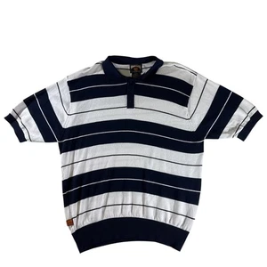 Camisa The Real OG County FB Low Rider Charlie Marrón a Rayas Hombres Talla 4XL Azul - Imagen 1 de 7