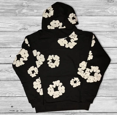 NEW Denim Tears The Cotton Wreath Sweatshirt Hoodie Black Size M AUTHENTIC - Image 1 of 4