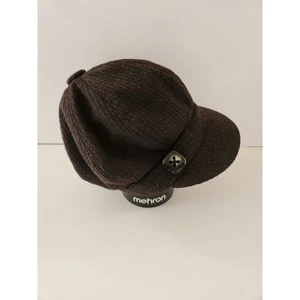 Scala Pronto Women Newsboy Cap Hat One Size Brown NWT - Picture 1 of 6