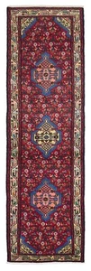 Vintage Hand-knotted Runner Rug 2'10" x 9'5" Traditional Wool Carpet - Picture 1 of 9