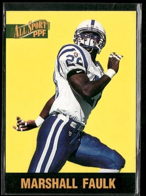 1996-97 Score Board All Sport PPF Marshall Faulk #90 Indianapolis Colts - Image 1 of 2