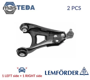27057 01 LH RH TRACK CONTROL ARM PAIR FRONT LOWER LEMFÖRDER 2PCS NEW - Picture 1 of 5