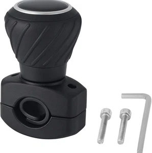 Perilla giratoria universal para volante 2022 para tractores Kubota, negro, poliureto - Imagen 1 de 12