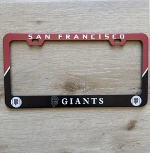 Marco de matrícula de los Gigantes de San Francisco multicolor nuevo con tornillos. - Imagen 1 de 3