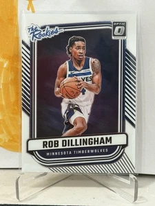 Rob Dillingham 2024-25 Donruss Optic - The Rookies #5 Minnesota Timberwolves RC - Picture 1 of 2