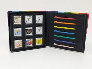 Bundle/Lot of 9 Nintendo DS Games, 7 DS Lite Pens & Cartridges Case - Picture 1 of 5