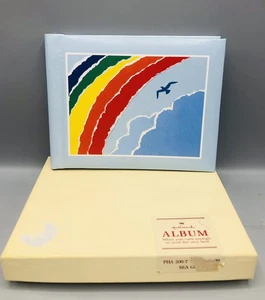 NOS Vintage 1982 Hallmark 4x6 Photo Album Seagull/Rainbow 20 Pictures - Bild 1 von 8