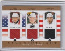 GALCHENYUK /COYLE /ETEM 2013/14 Trilogy Star Spotlight National Trios Jersey USA