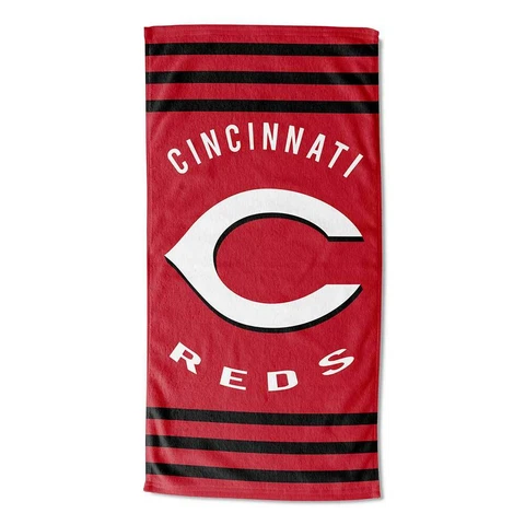 Cincinnati Reds 30 x 60 Stripes Beach Towel FREE SHIP Cover