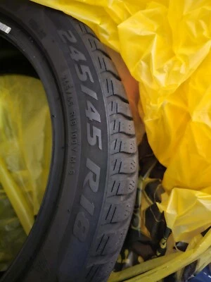 2x Pirelli   245 45 R18 100V 4-5mm XL M+S Winterreifen Reifen - Bild 1 von 3